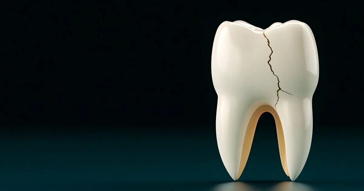 dente Trincado tratamento tratado pelo Dra. Letícia Aguiar